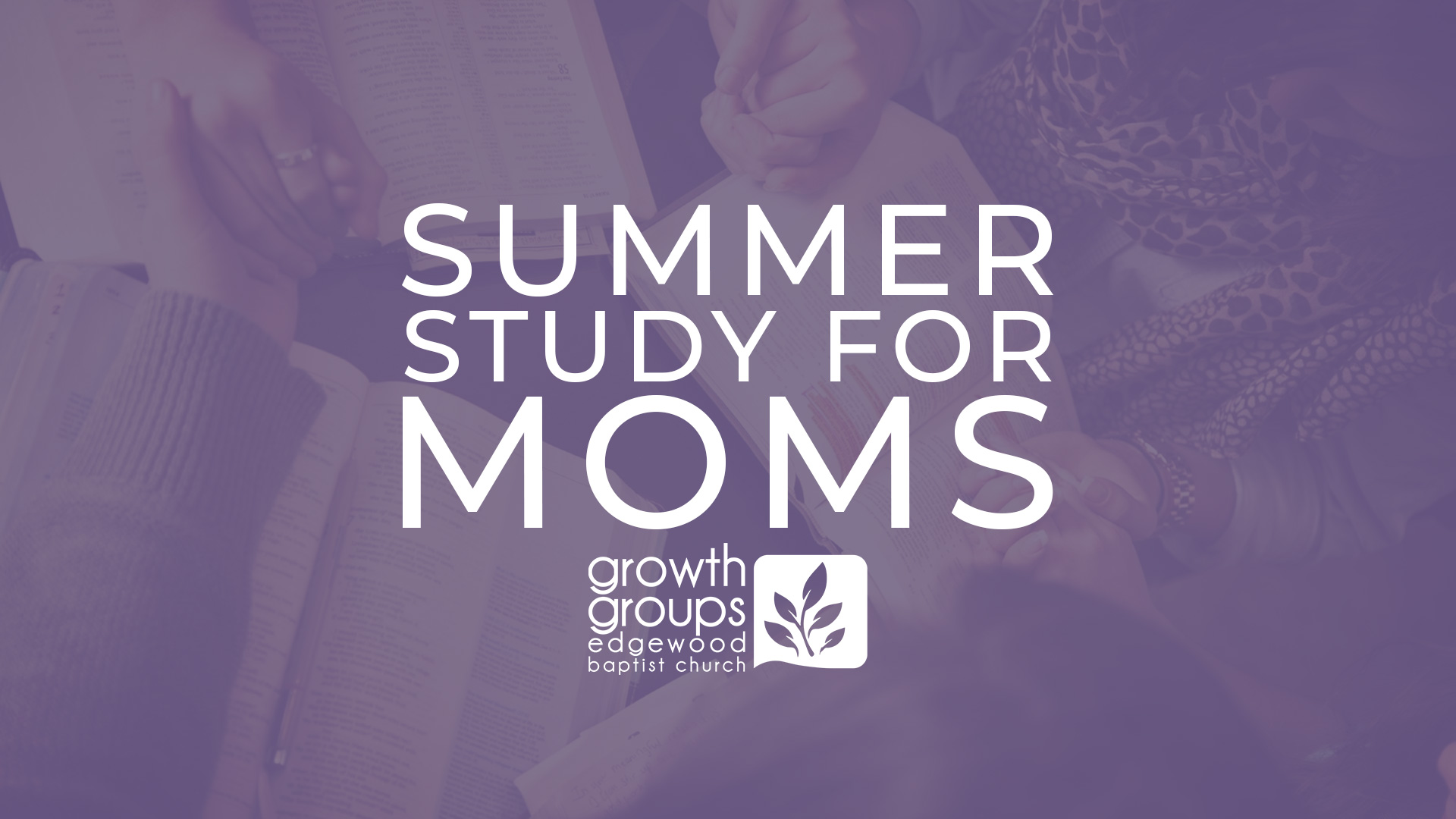 Summer Study for Moms